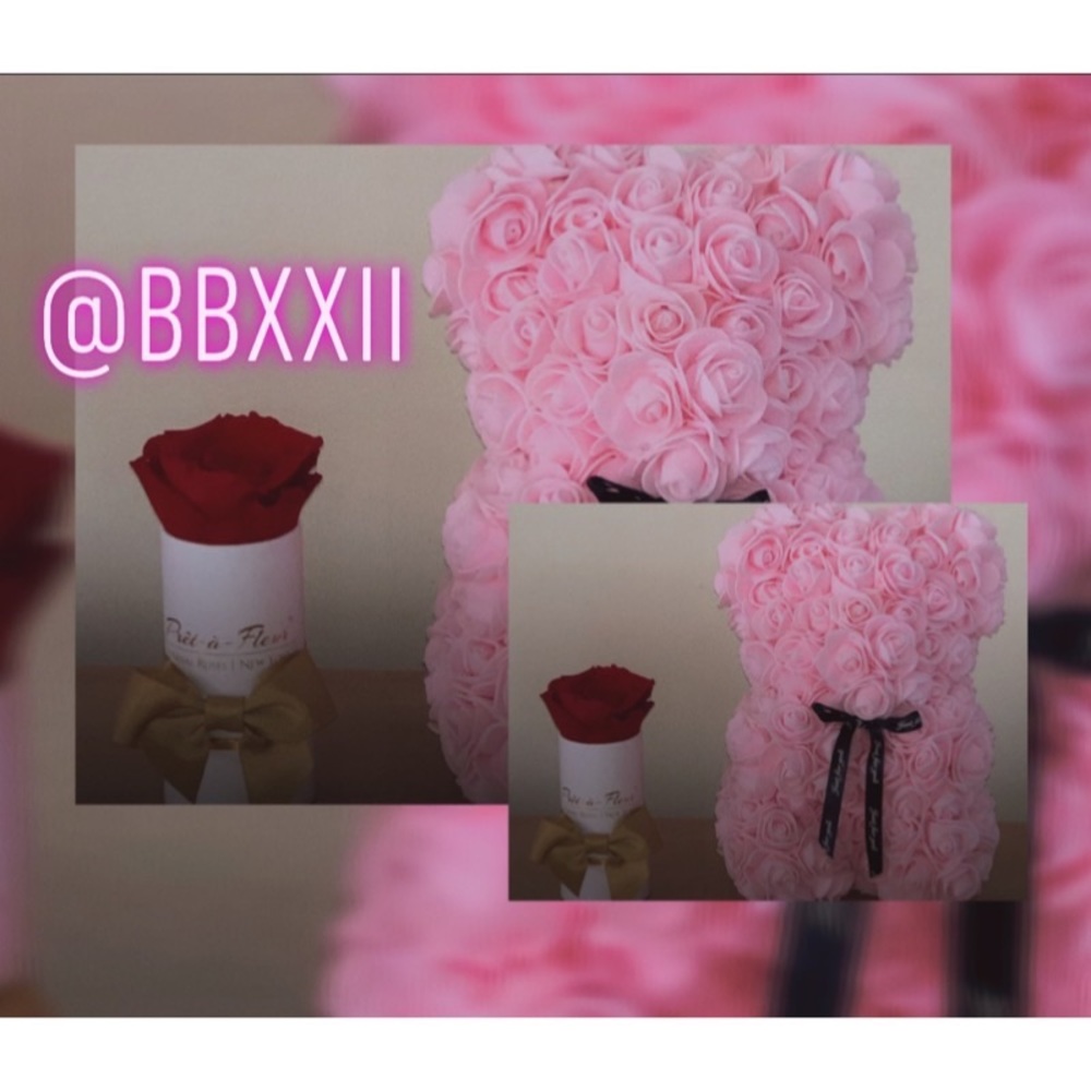 ✨SOLD - ALL GONE✨ ♡ Roses Teddy Bear ♡ - Picture 3 of 3